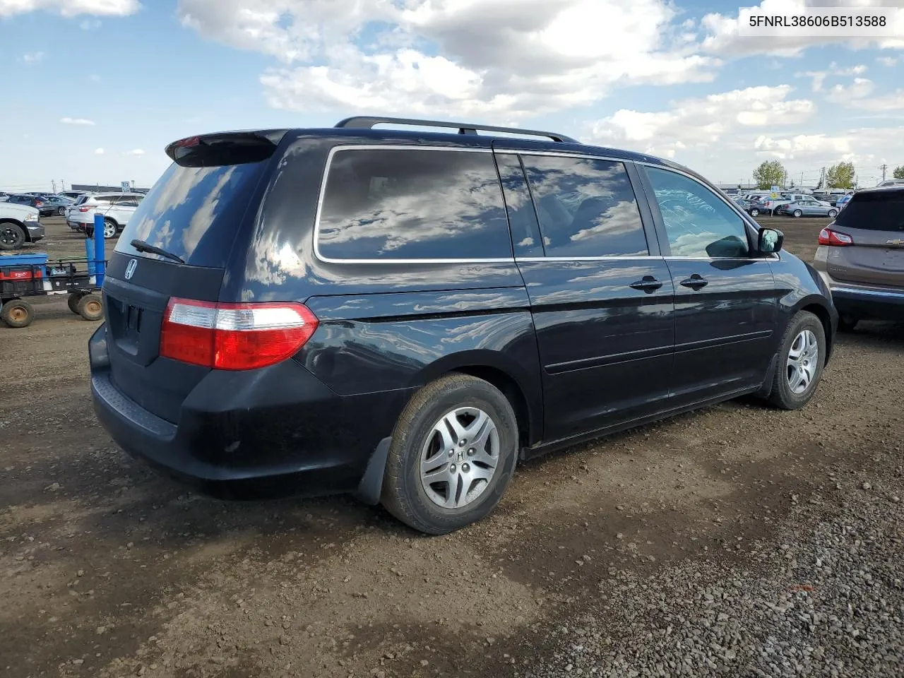 5FNRL38606B513588 2006 Honda Odyssey Exl