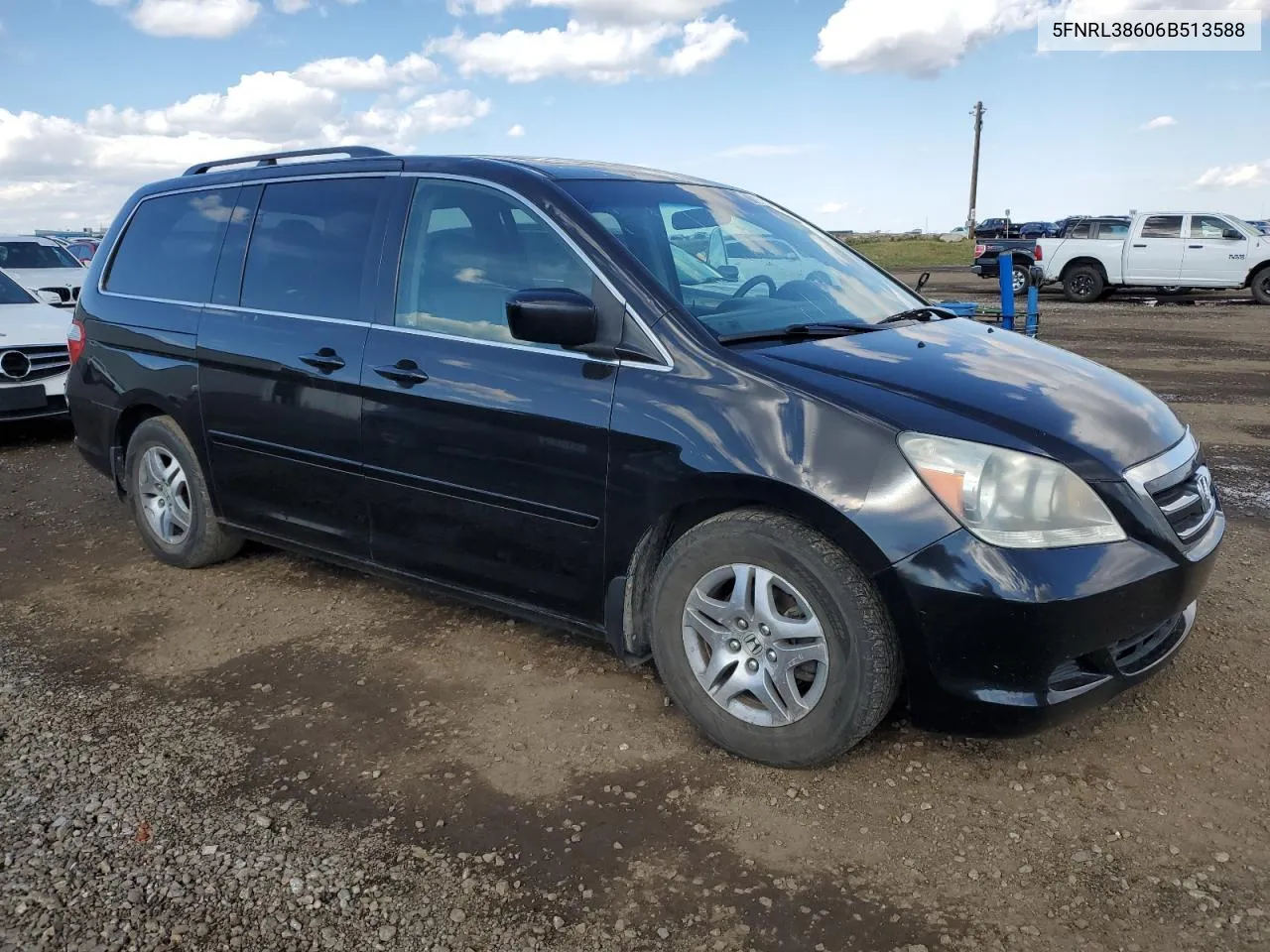 2006 Honda Odyssey Exl VIN: 5FNRL38606B513588 Lot: 68114954