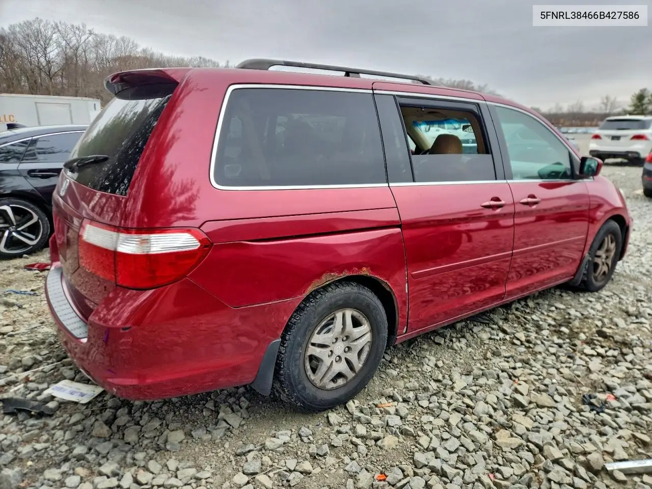 5FNRL38466B427586 2006 Honda Odyssey Ex