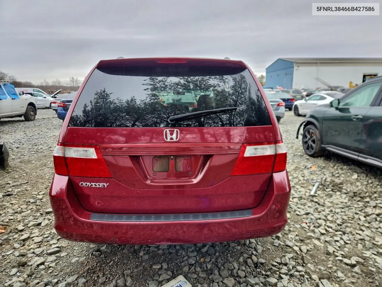 5FNRL38466B427586 2006 Honda Odyssey Ex