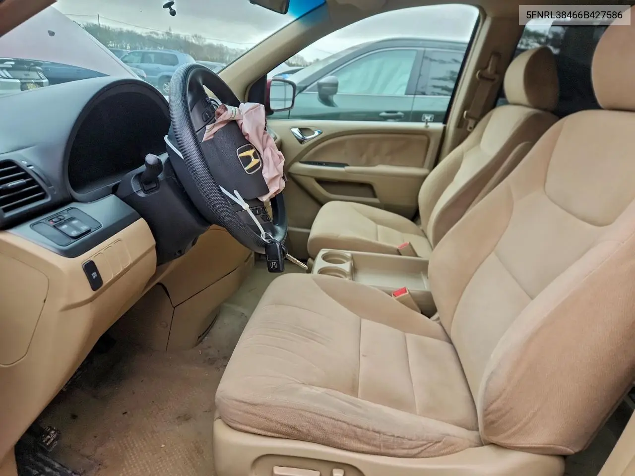 5FNRL38466B427586 2006 Honda Odyssey Ex