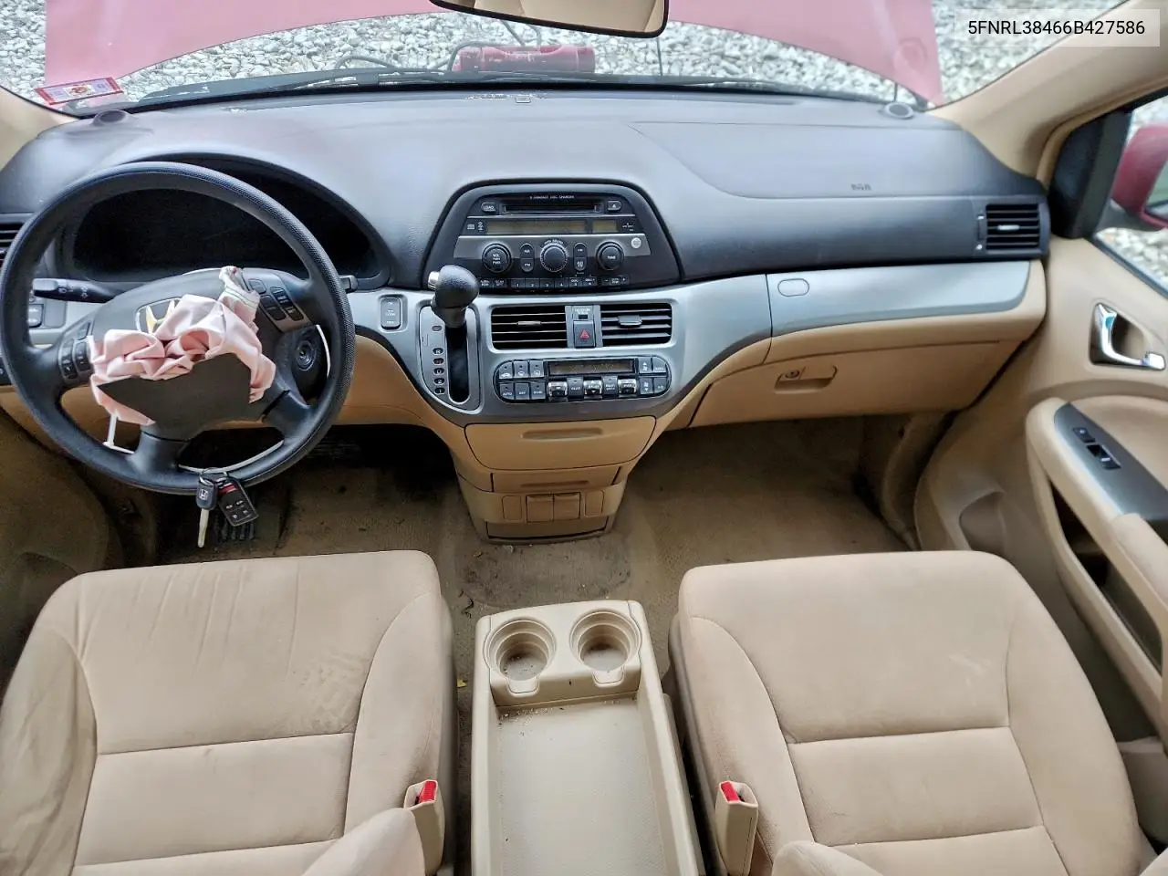 5FNRL38466B427586 2006 Honda Odyssey Ex