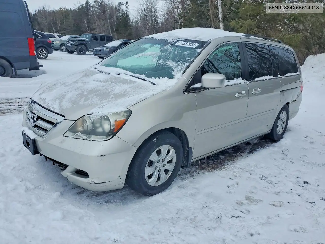 5FNRL384X6B514018 2006 Honda Odyssey Ex