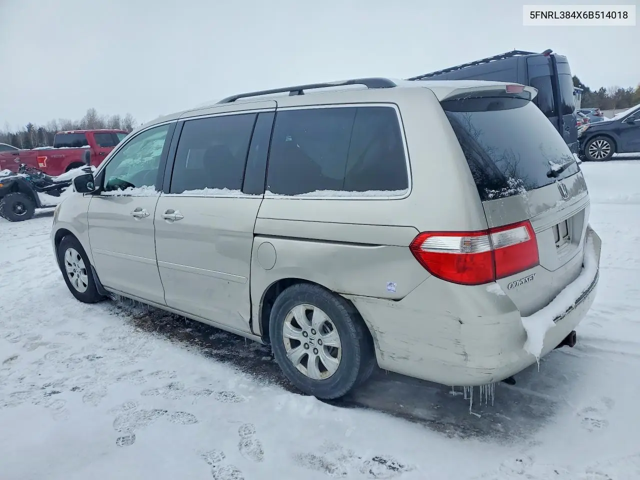 5FNRL384X6B514018 2006 Honda Odyssey Ex