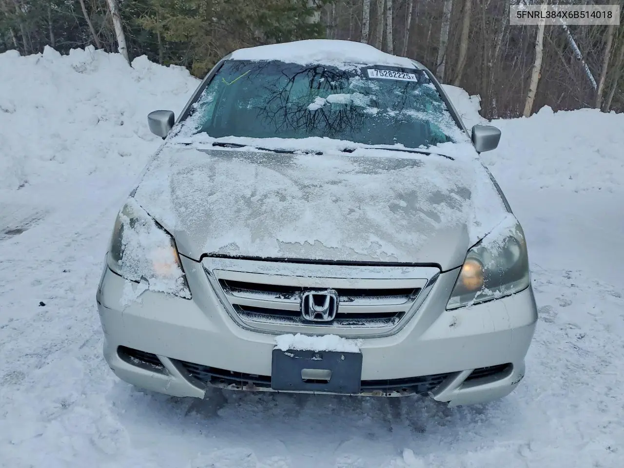 5FNRL384X6B514018 2006 Honda Odyssey Ex