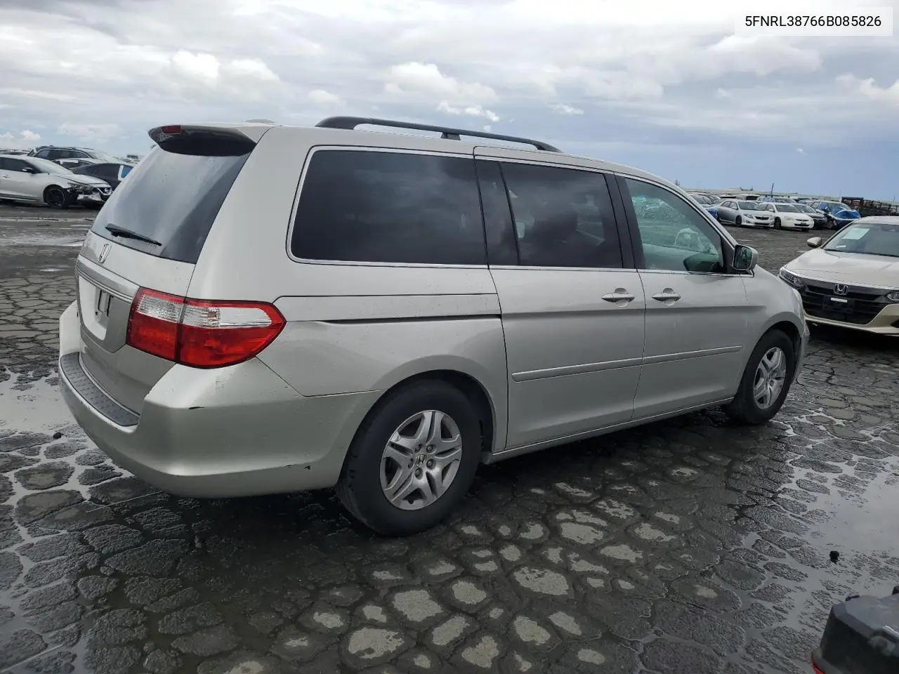 5FNRL38766B085826 2006 Honda Odyssey Exl