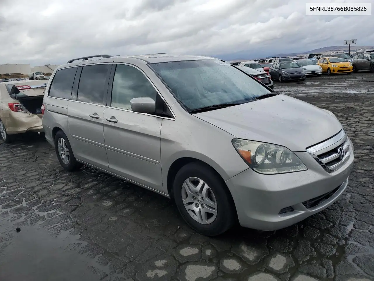 5FNRL38766B085826 2006 Honda Odyssey Exl