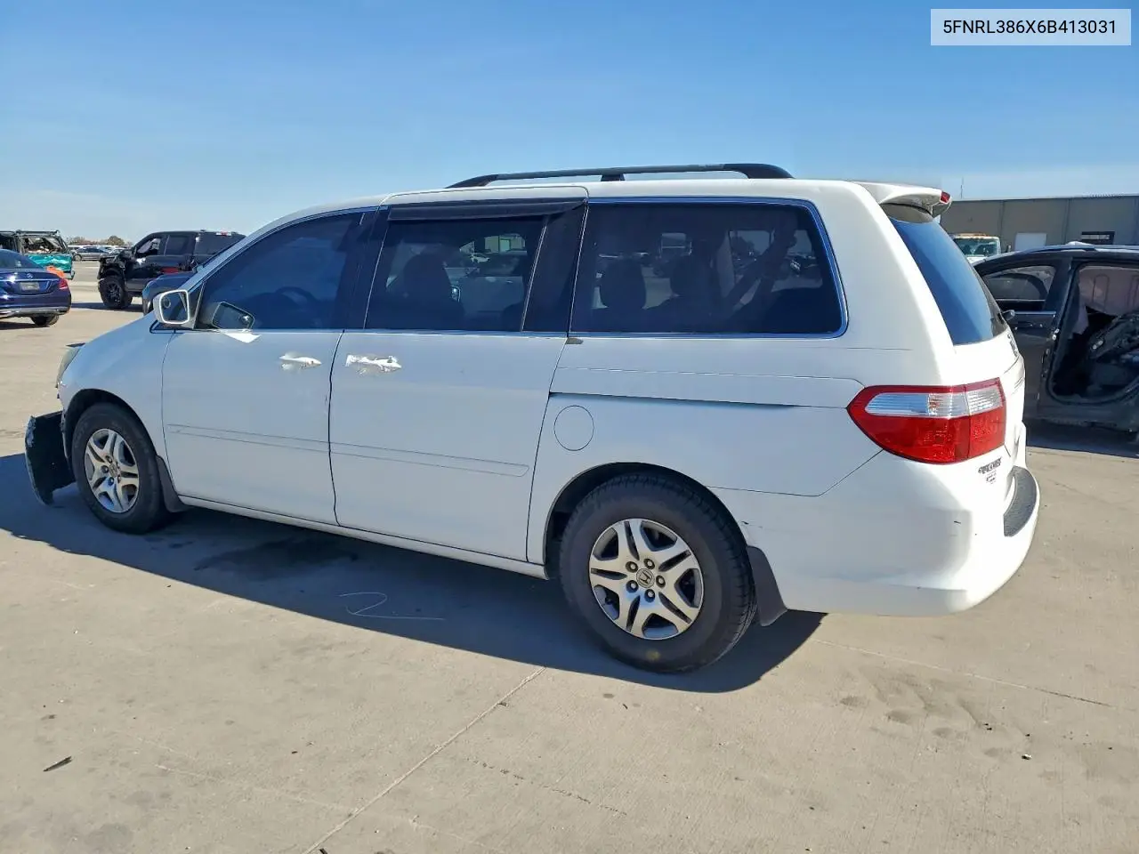 5FNRL386X6B413031 2006 Honda Odyssey Exl