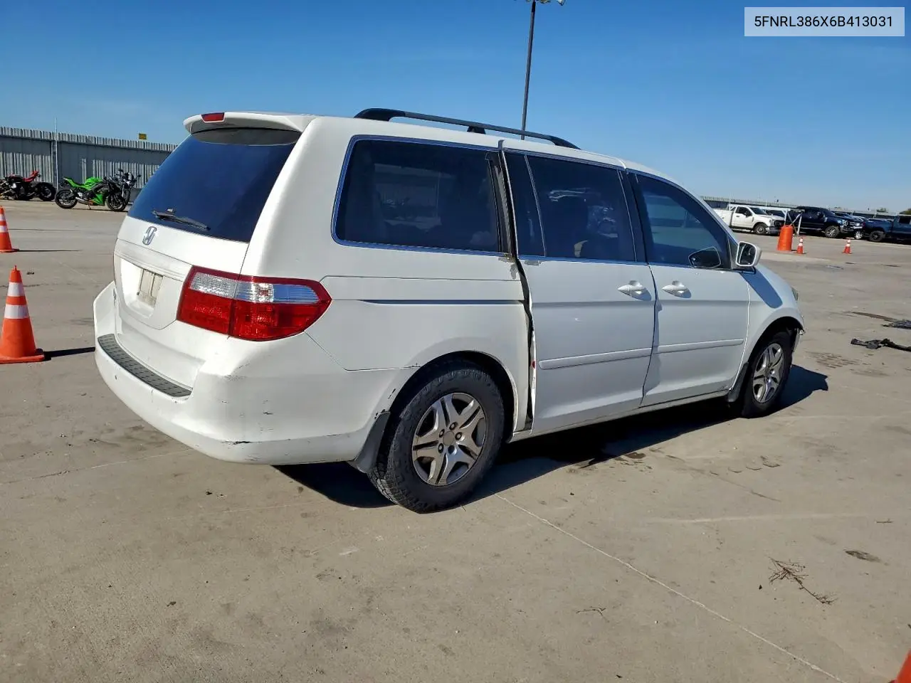 5FNRL386X6B413031 2006 Honda Odyssey Exl