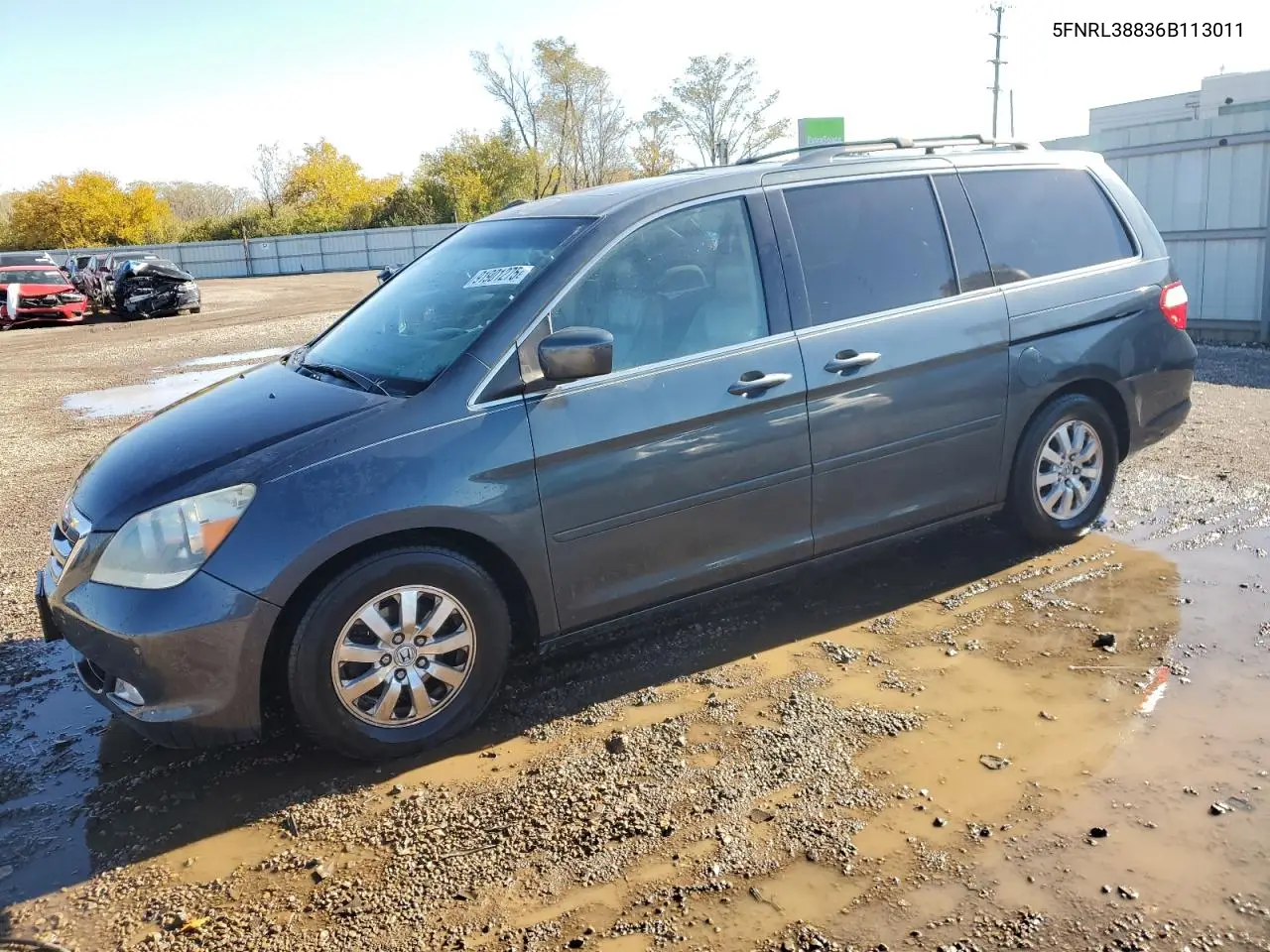 5FNRL38836B113011 2006 Honda Odyssey Touring