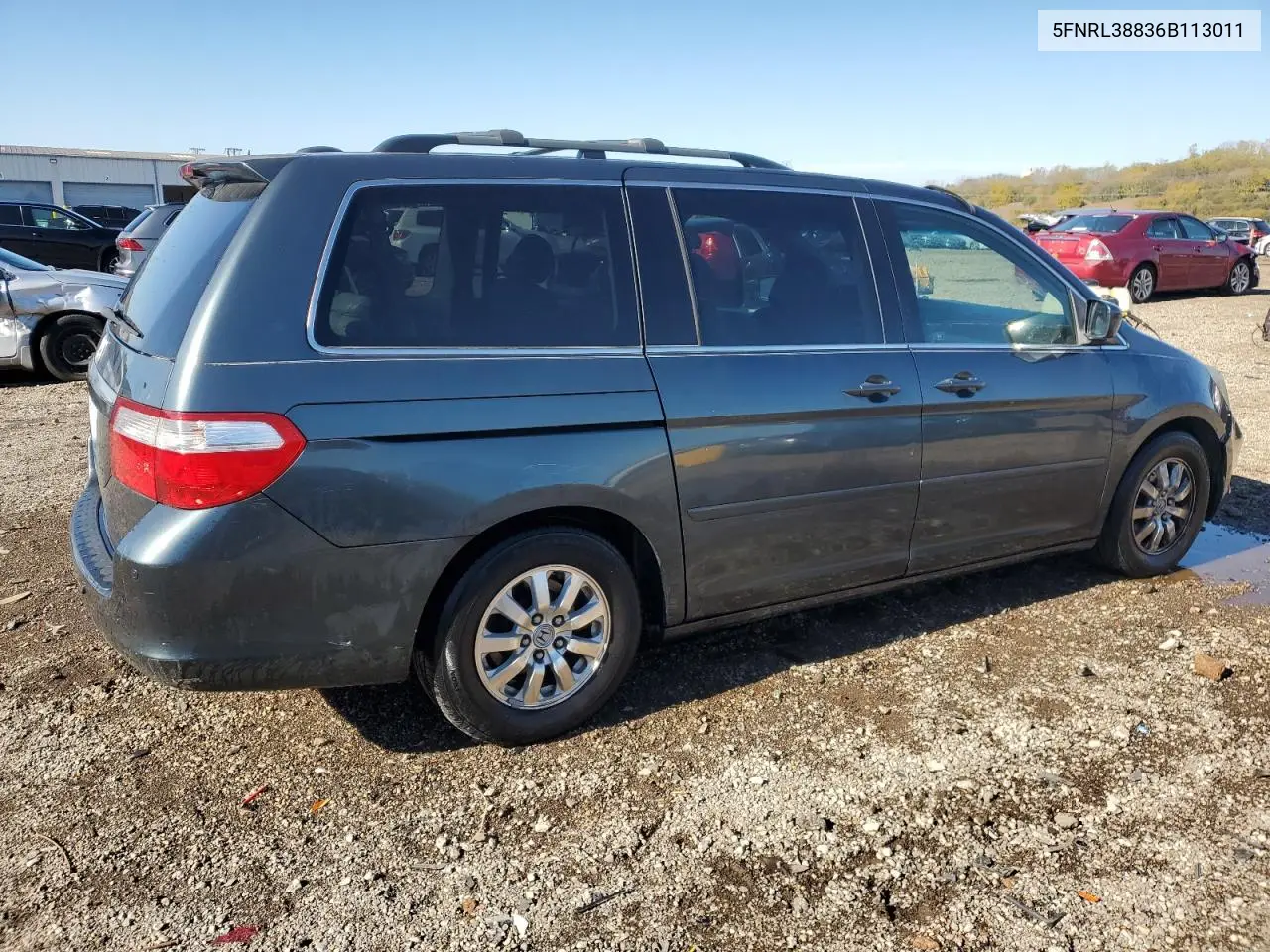 5FNRL38836B113011 2006 Honda Odyssey Touring