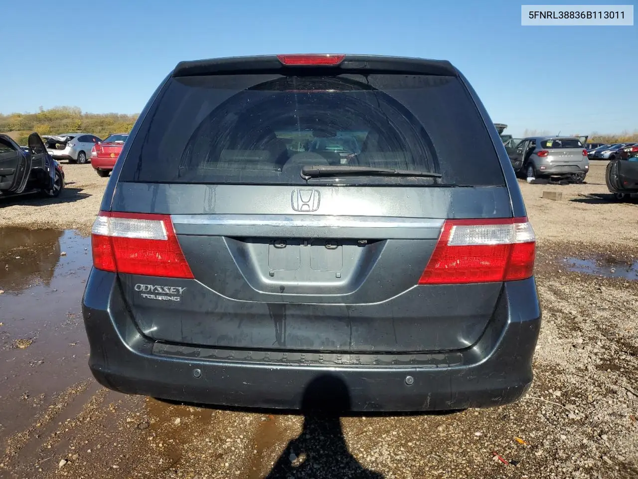 5FNRL38836B113011 2006 Honda Odyssey Touring