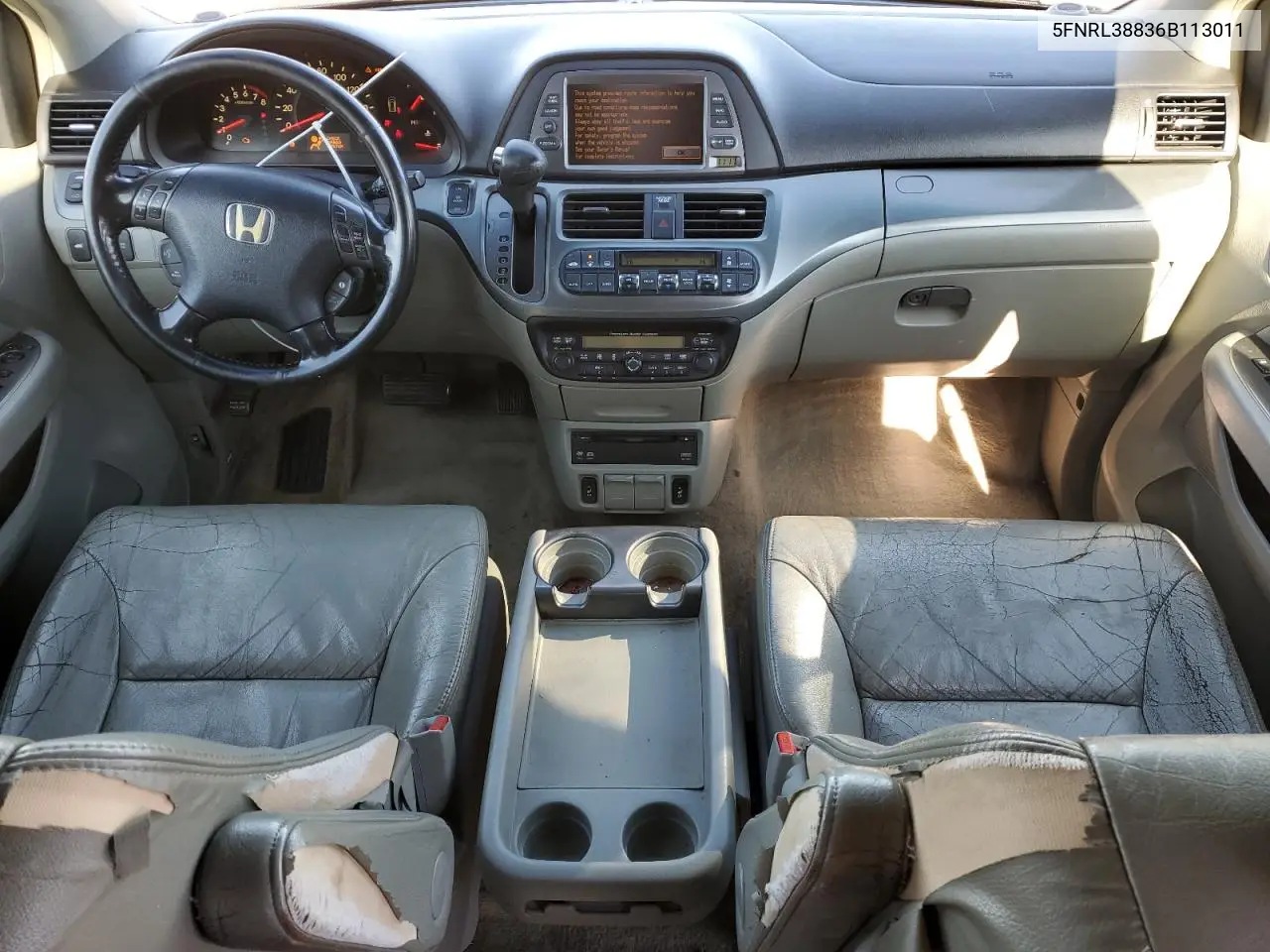 5FNRL38836B113011 2006 Honda Odyssey Touring