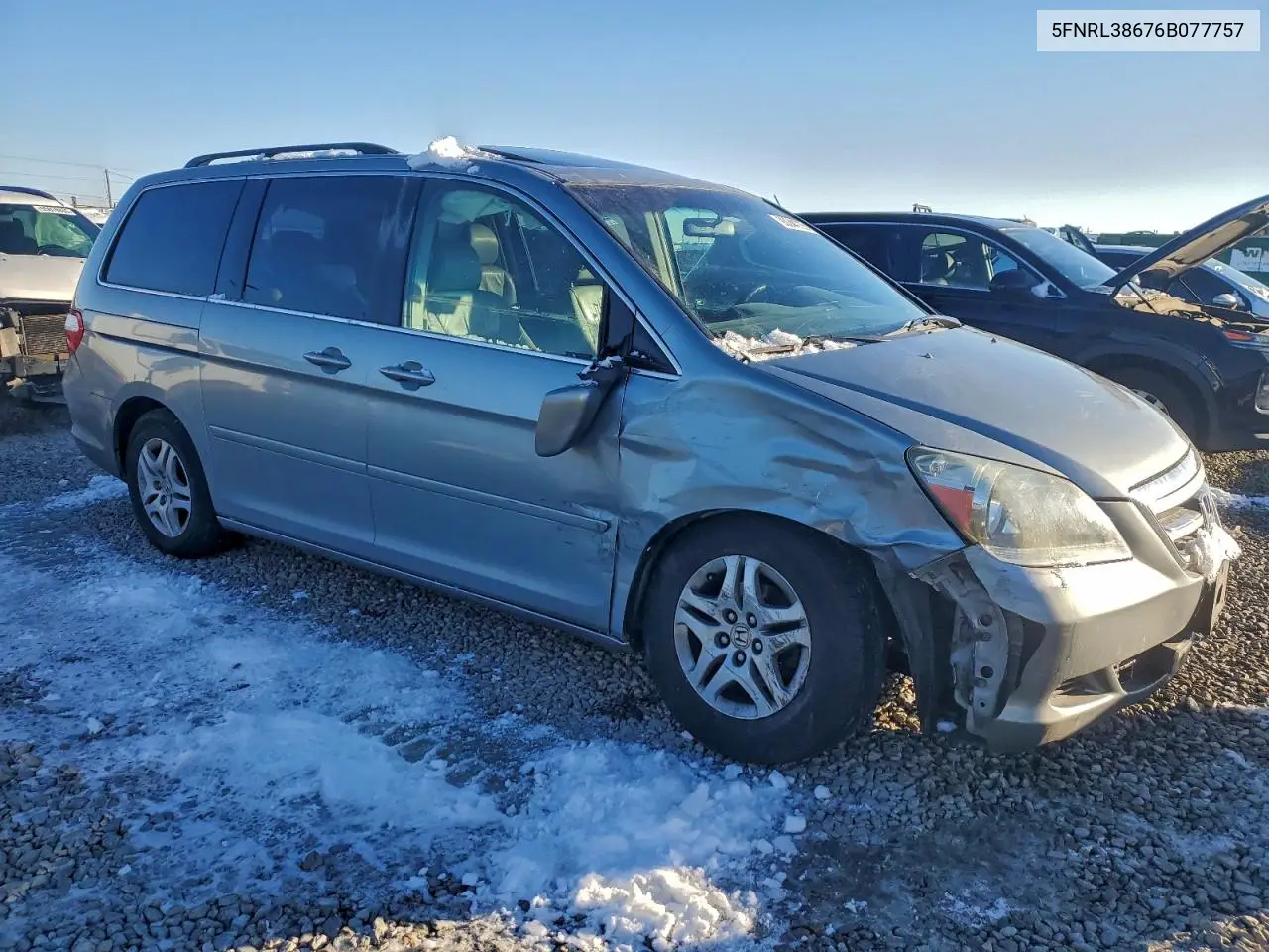 5FNRL38676B077757 2006 Honda Odyssey Exl