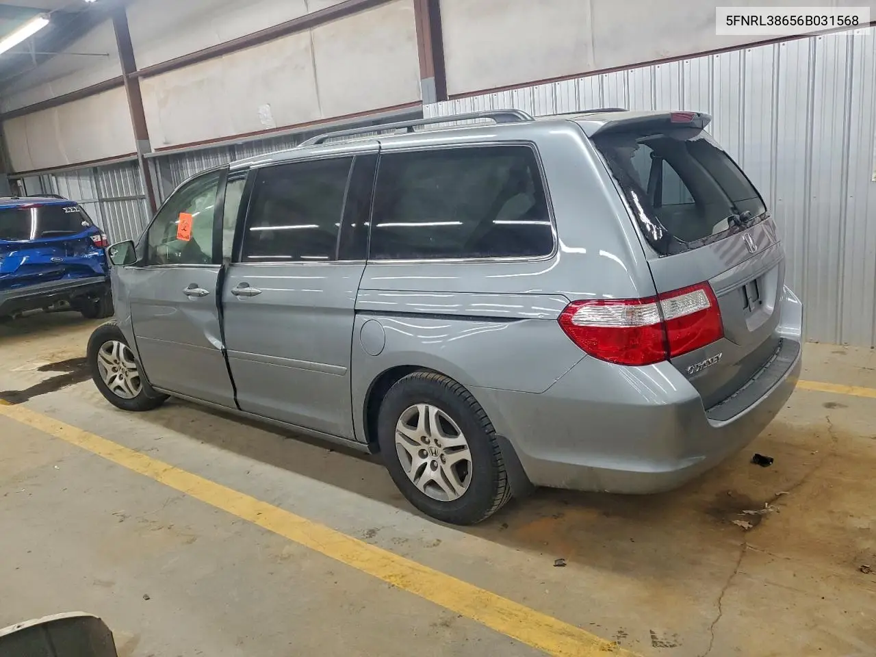 5FNRL38656B031568 2006 Honda Odyssey Exl