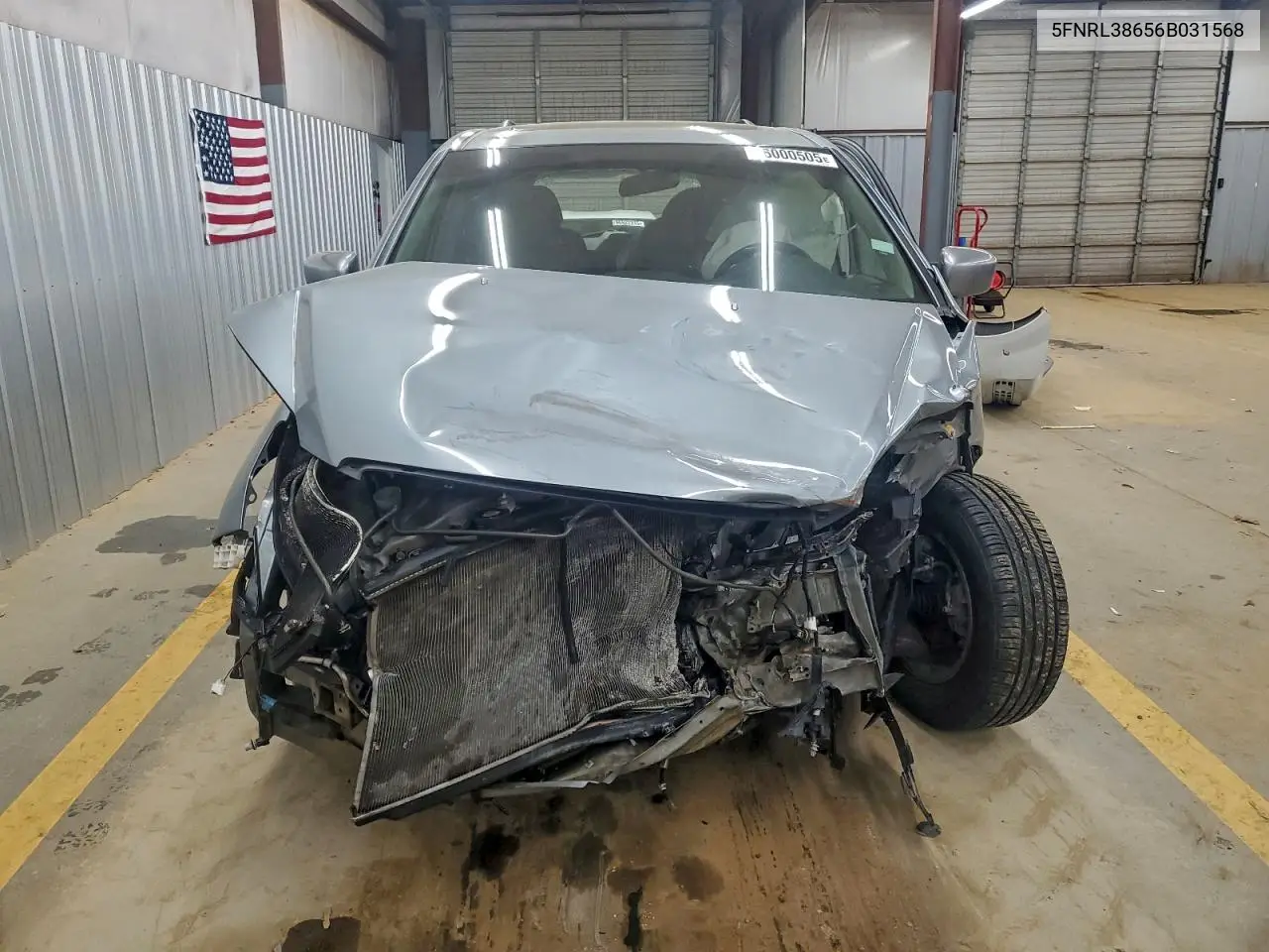 5FNRL38656B031568 2006 Honda Odyssey Exl