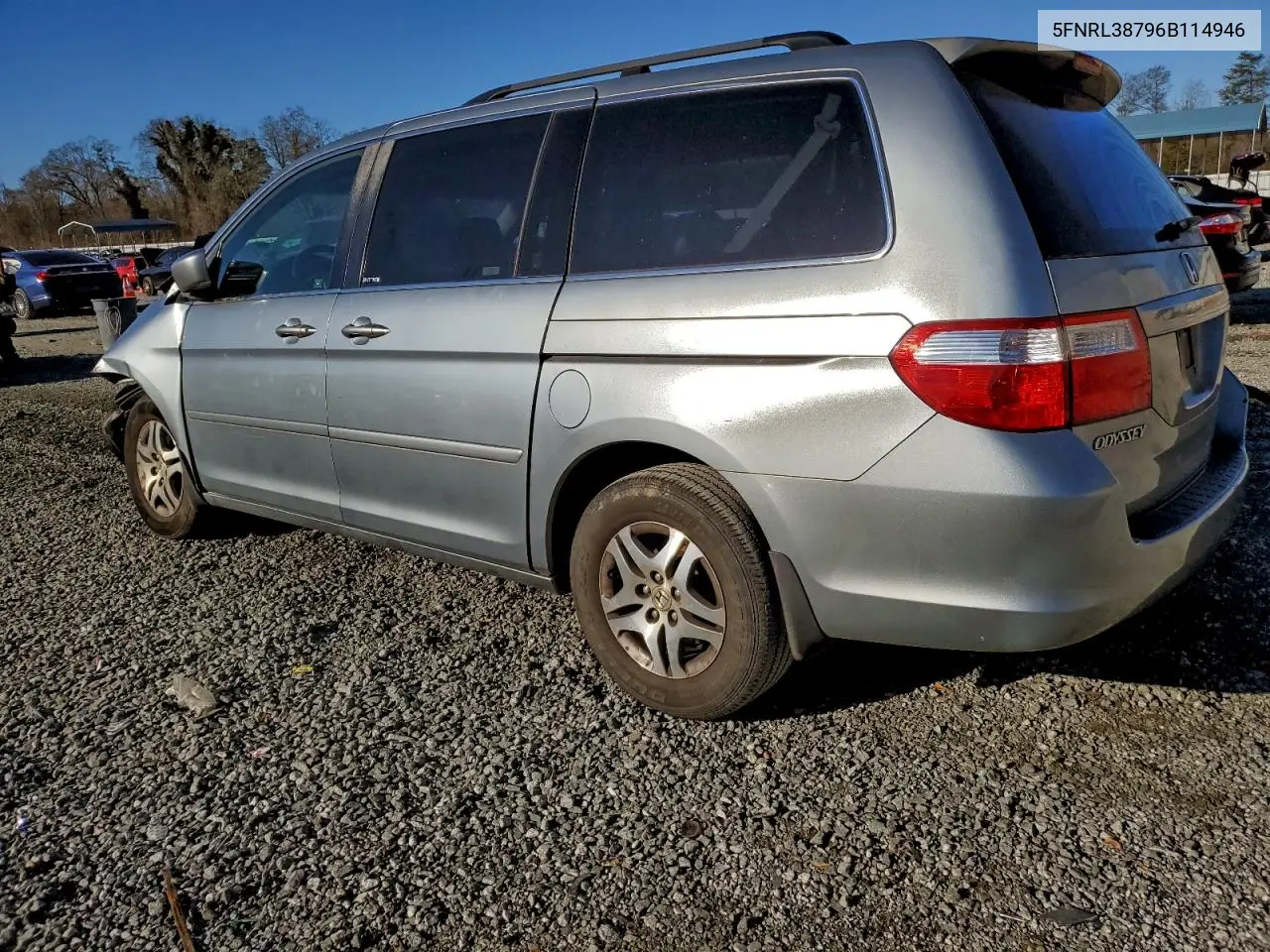 5FNRL38796B114946 2006 Honda Odyssey Exl