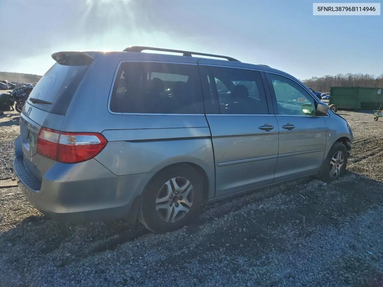 5FNRL38796B114946 2006 Honda Odyssey Exl