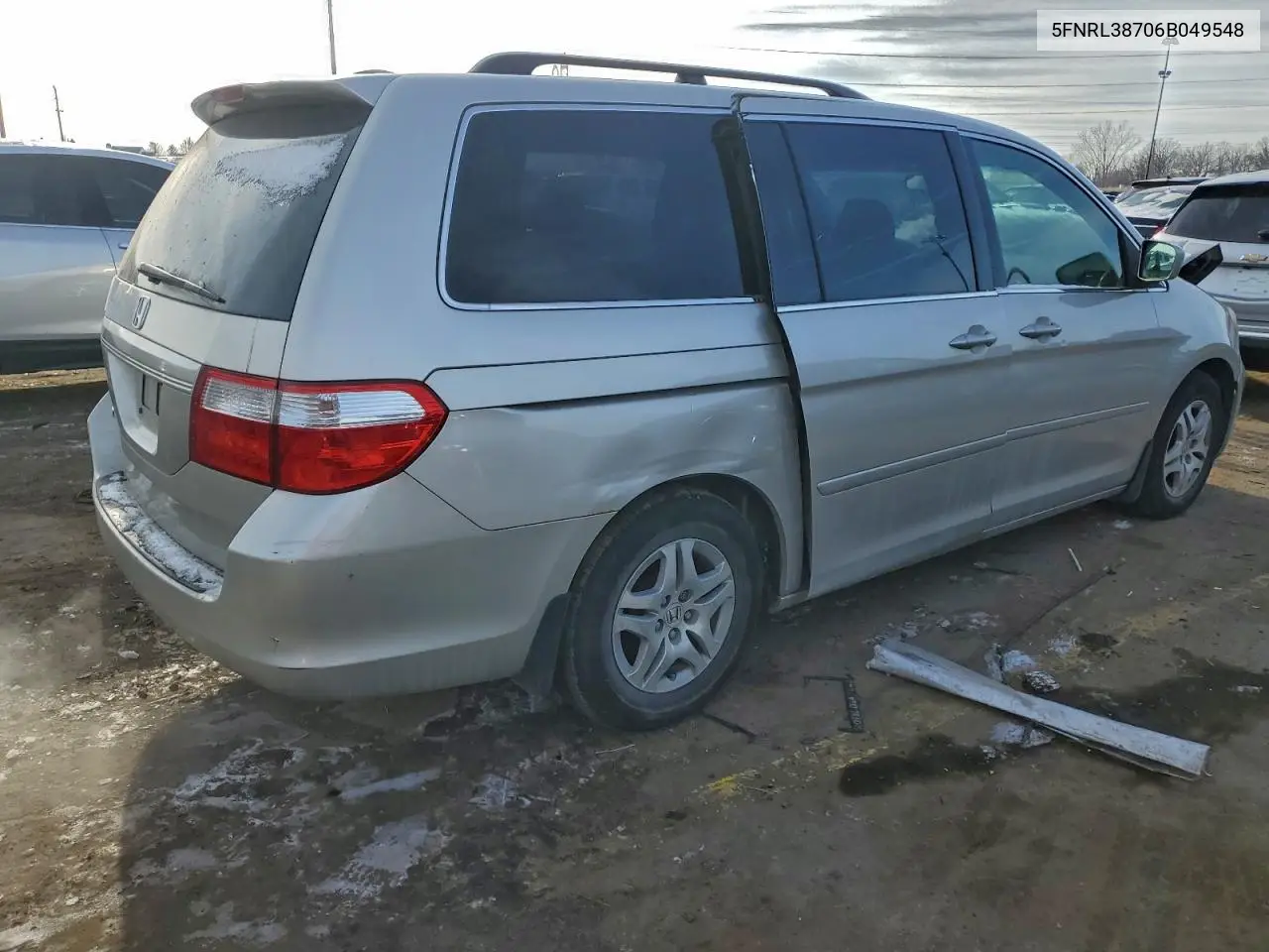 5FNRL38706B049548 2006 Honda Odyssey Exl