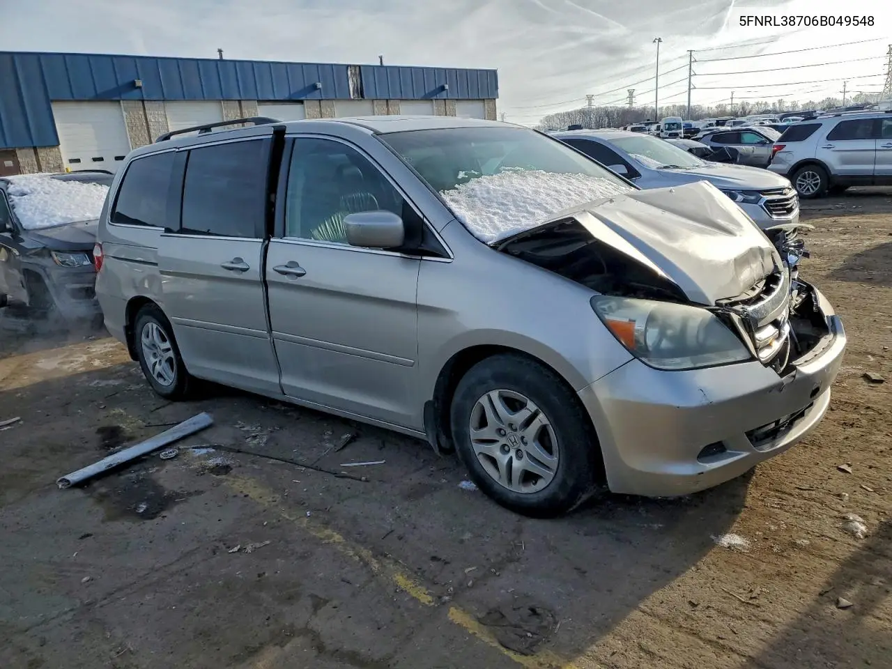 5FNRL38706B049548 2006 Honda Odyssey Exl