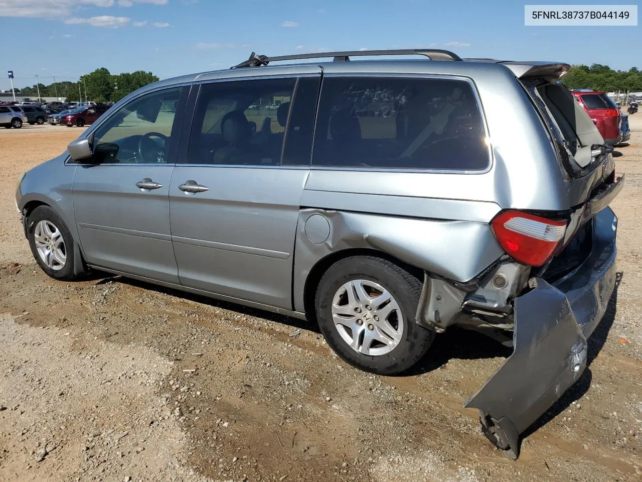 2007 Honda Odyssey Exl VIN: 5FNRL38737B044149 Lot: 58660704