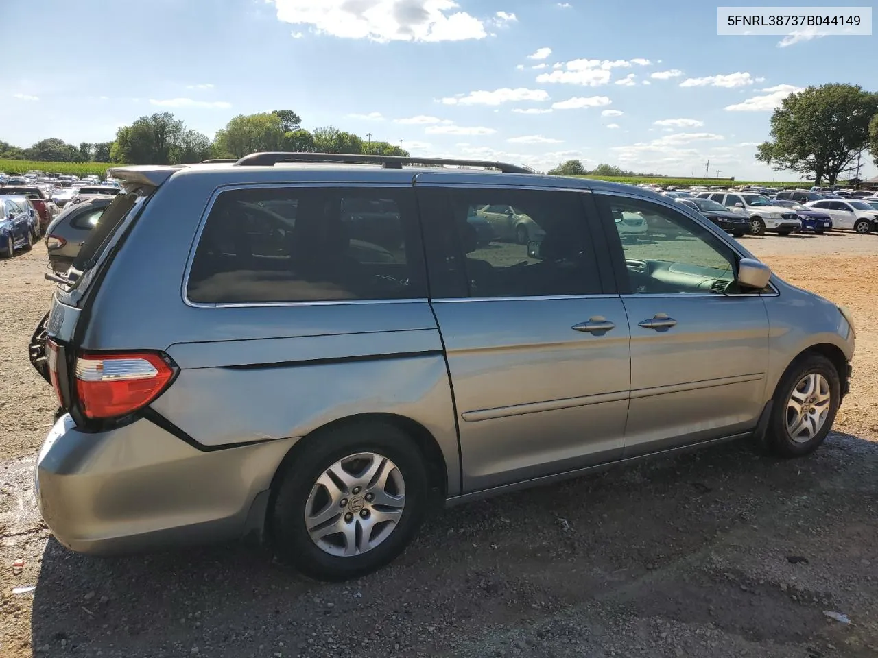 2007 Honda Odyssey Exl VIN: 5FNRL38737B044149 Lot: 58660704