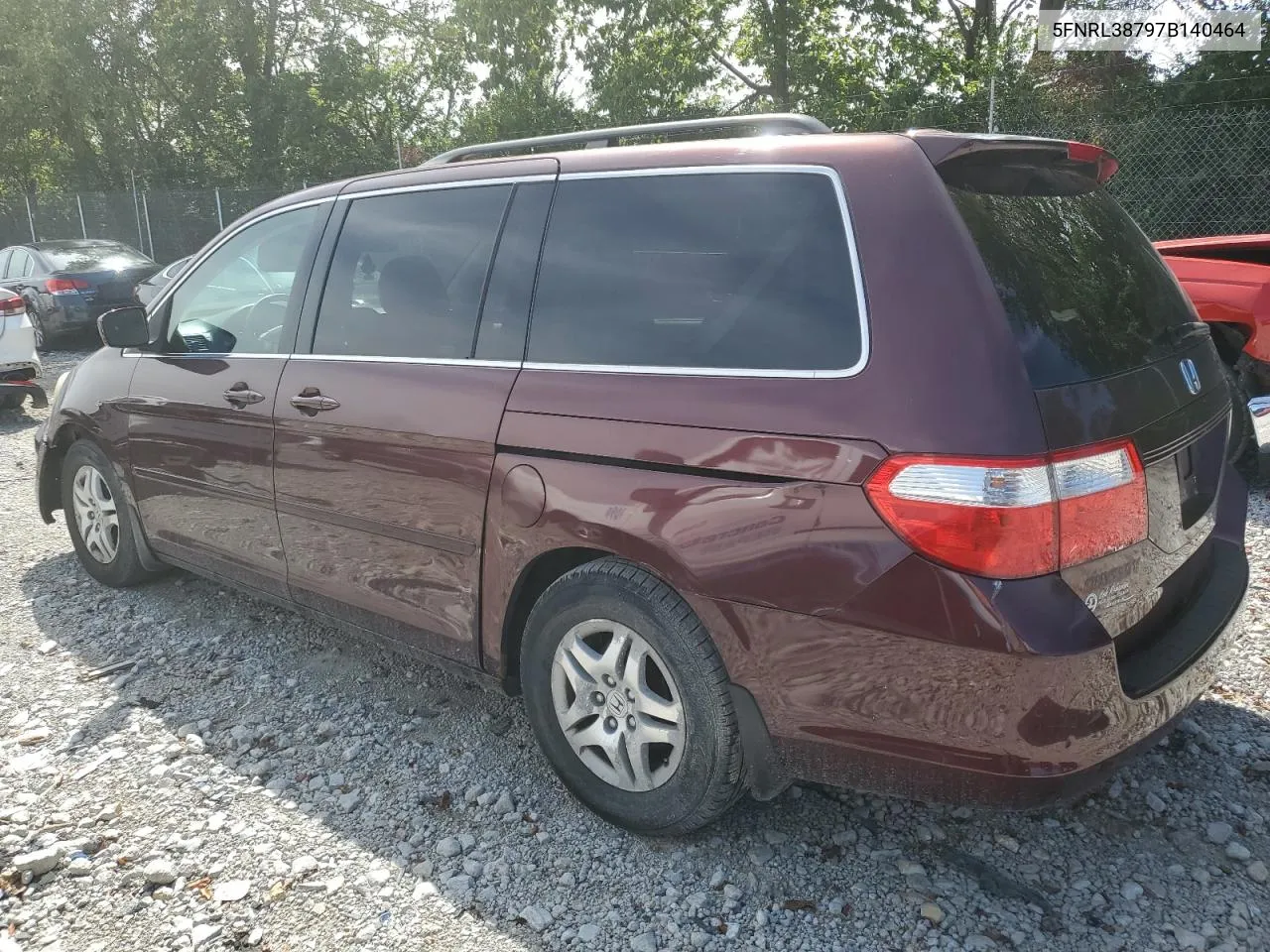 5FNRL38797B140464 2007 Honda Odyssey Exl