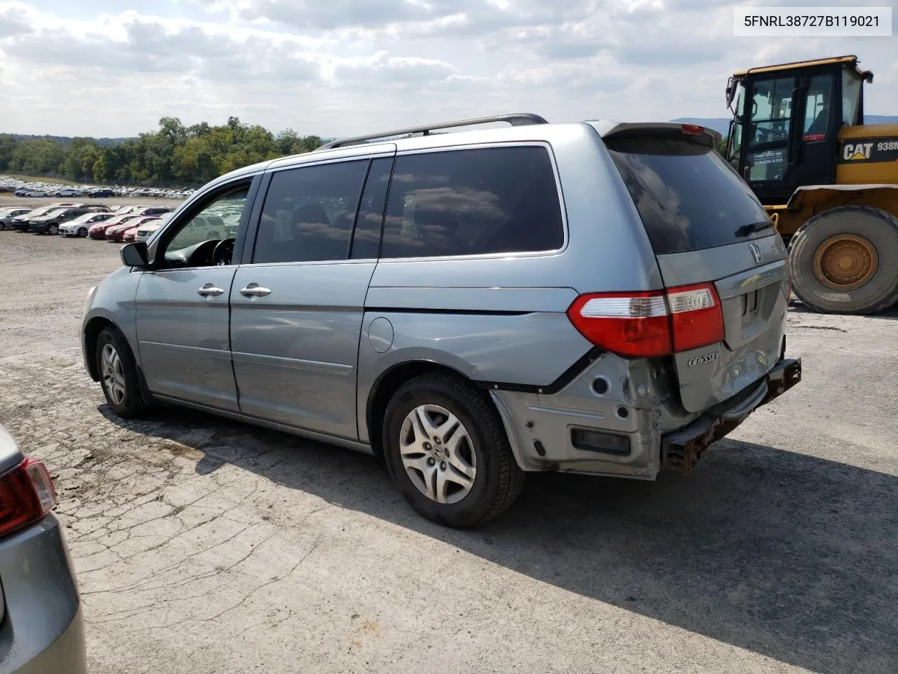 5FNRL38727B119021 2007 Honda Odyssey Exl