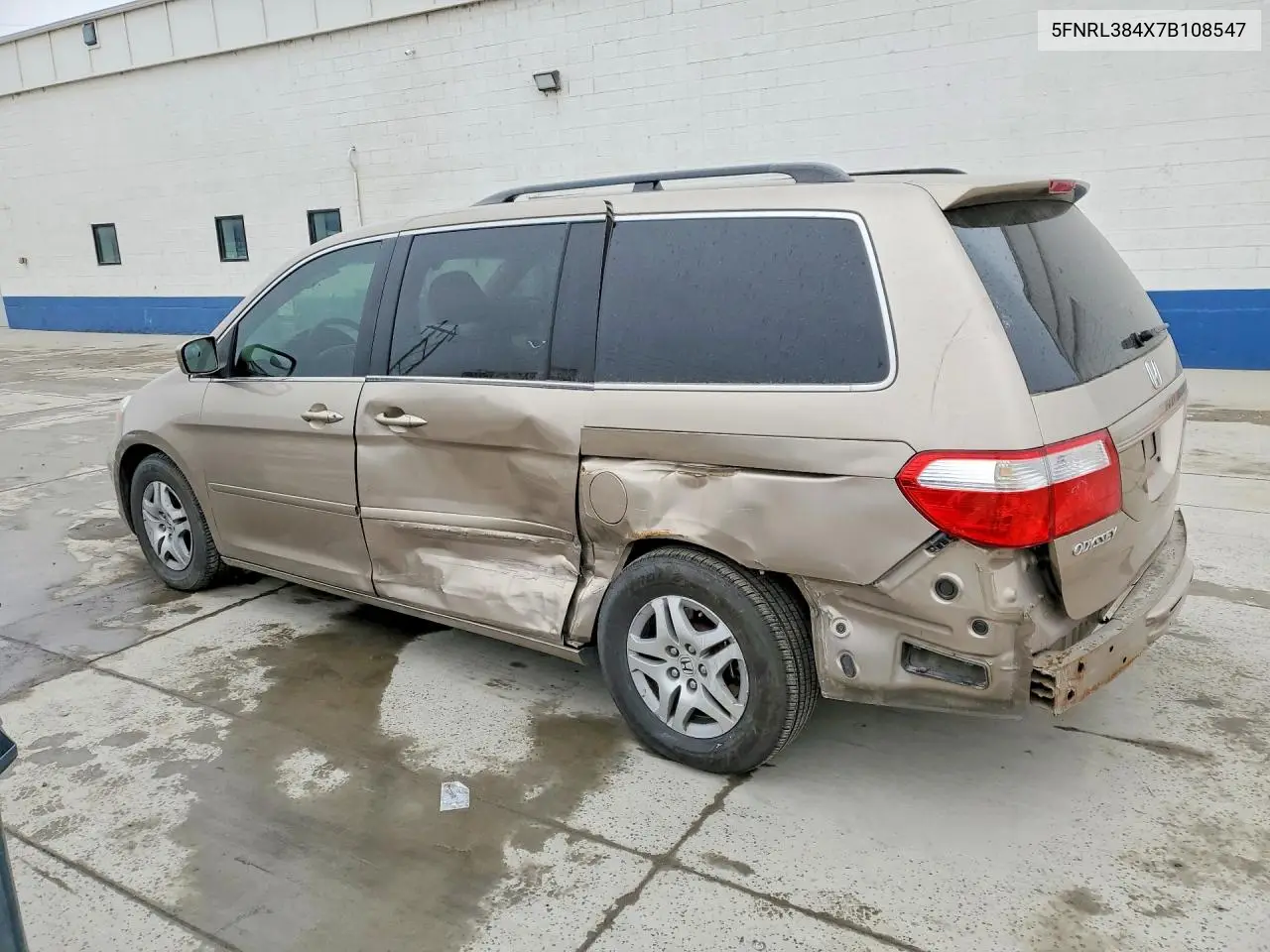 5FNRL384X7B108547 2007 Honda Odyssey Ex