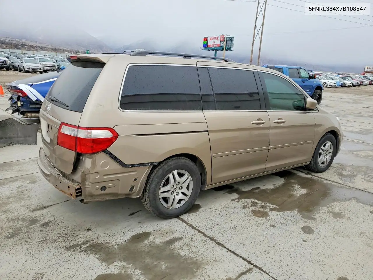 5FNRL384X7B108547 2007 Honda Odyssey Ex