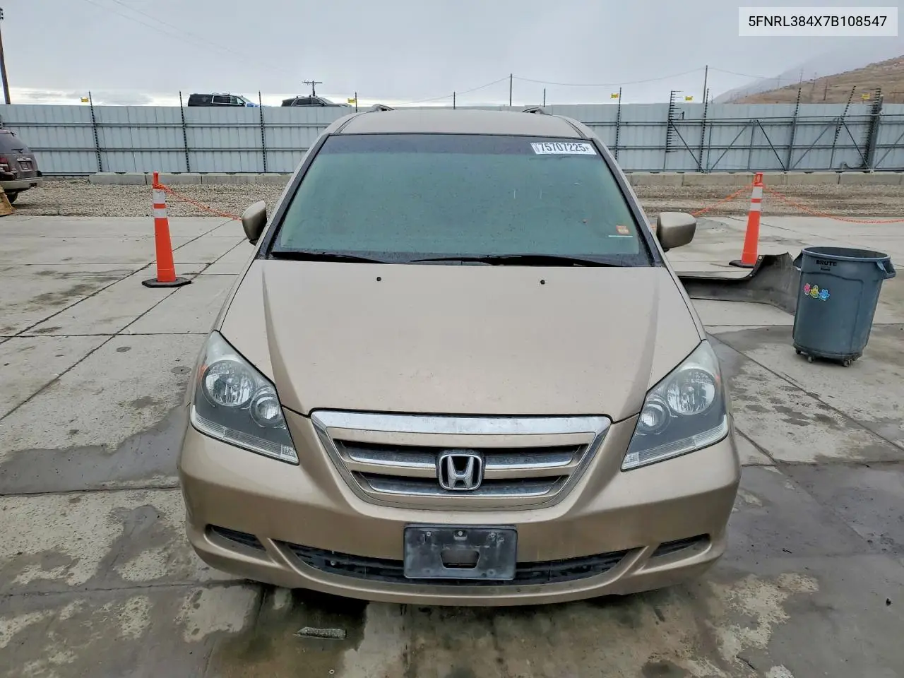 5FNRL384X7B108547 2007 Honda Odyssey Ex