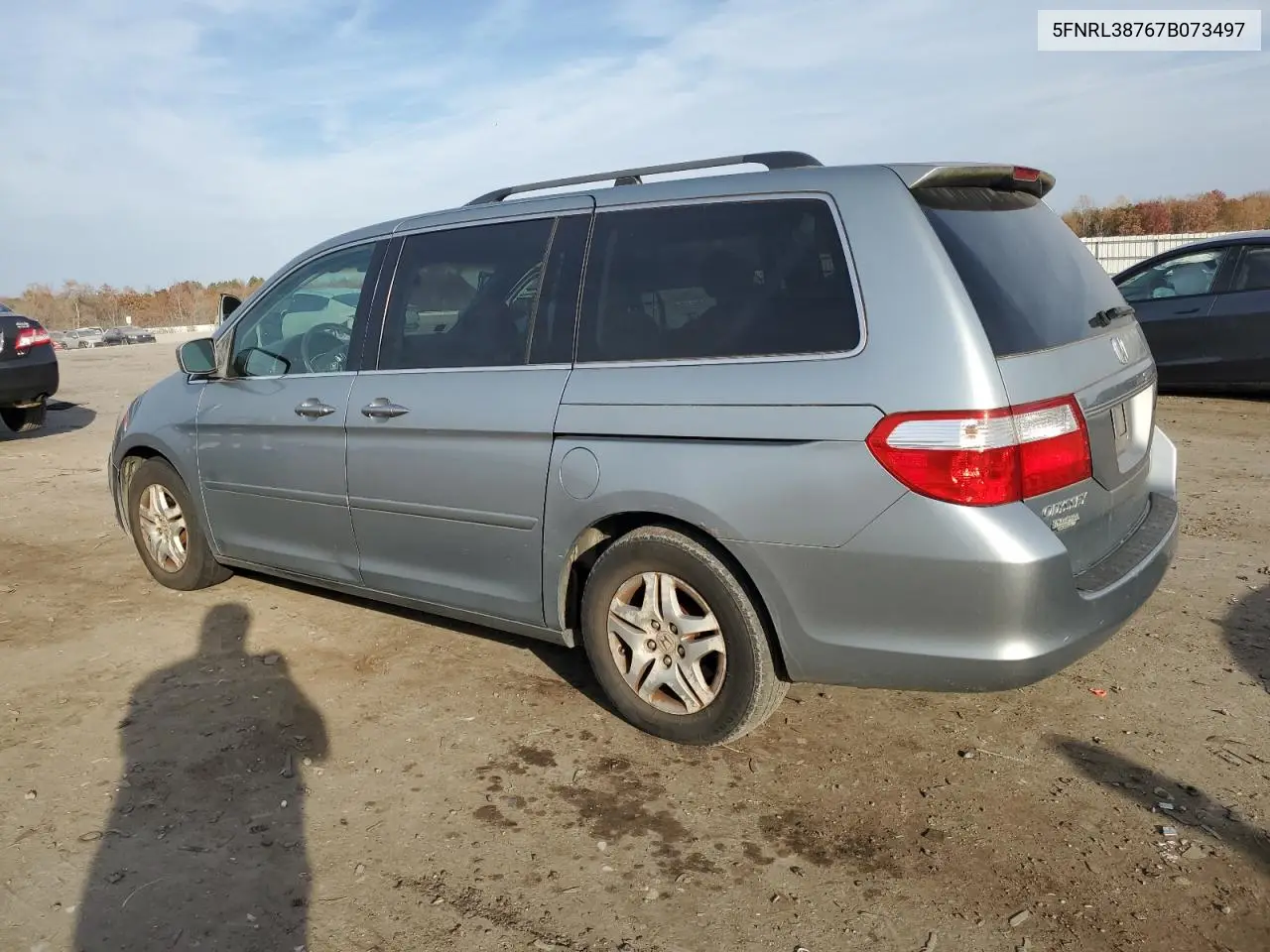 5FNRL38767B073497 2007 Honda Odyssey Exl