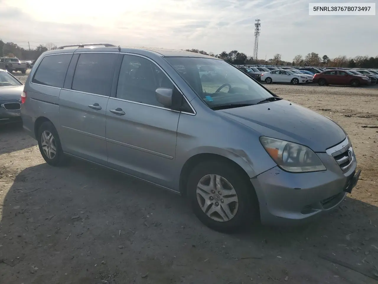 5FNRL38767B073497 2007 Honda Odyssey Exl