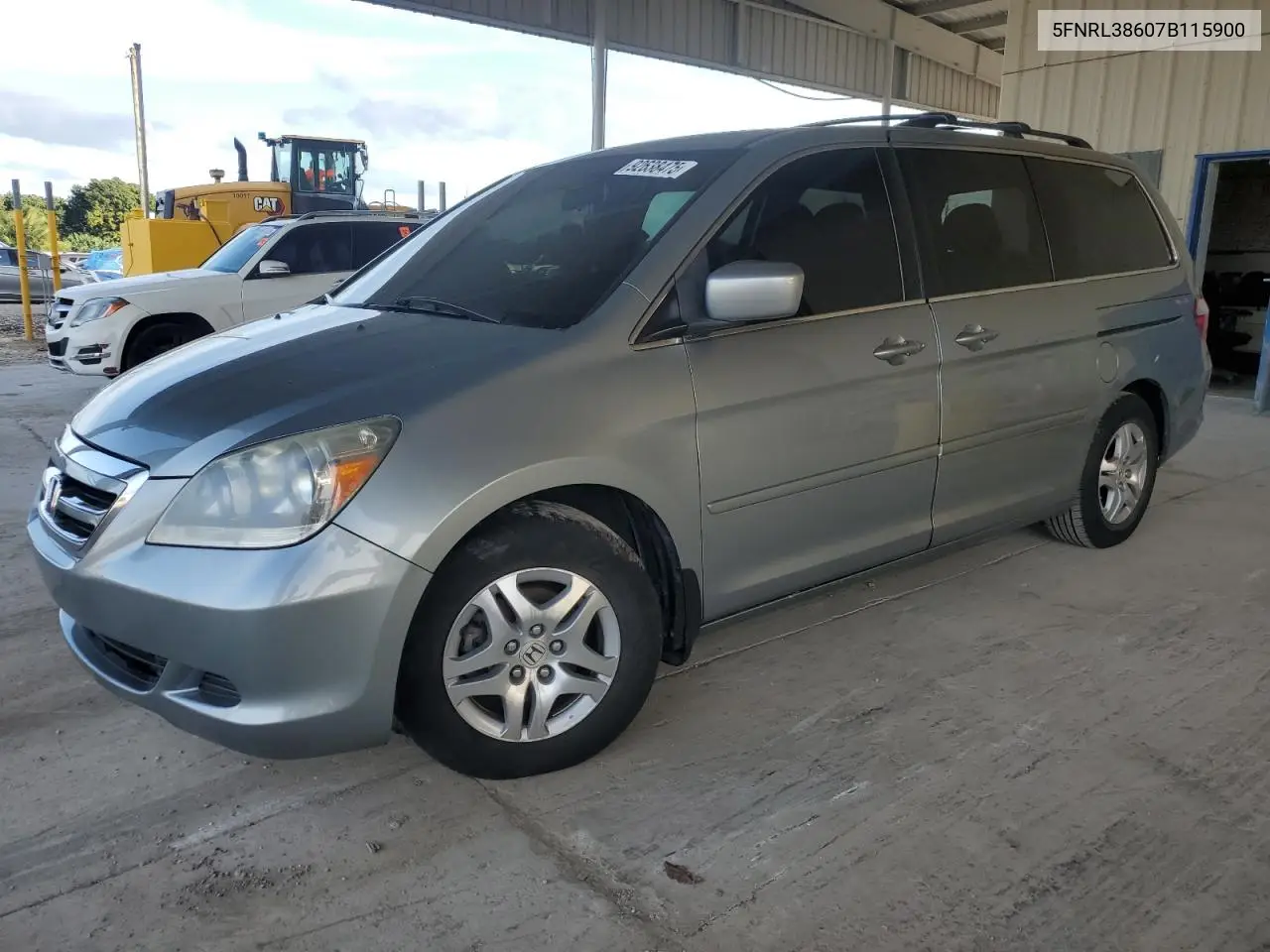 5FNRL38607B115900 2007 Honda Odyssey Exl