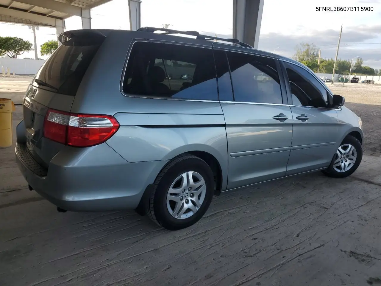 5FNRL38607B115900 2007 Honda Odyssey Exl