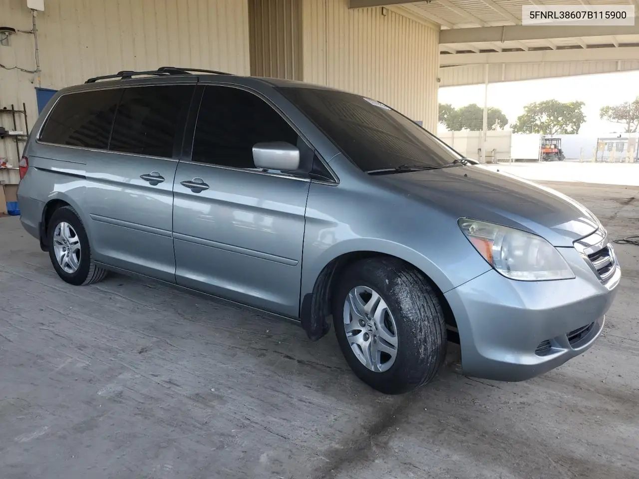 5FNRL38607B115900 2007 Honda Odyssey Exl