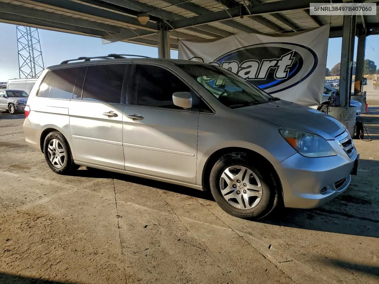 5FNRL38497B407060 2007 Honda Odyssey Ex