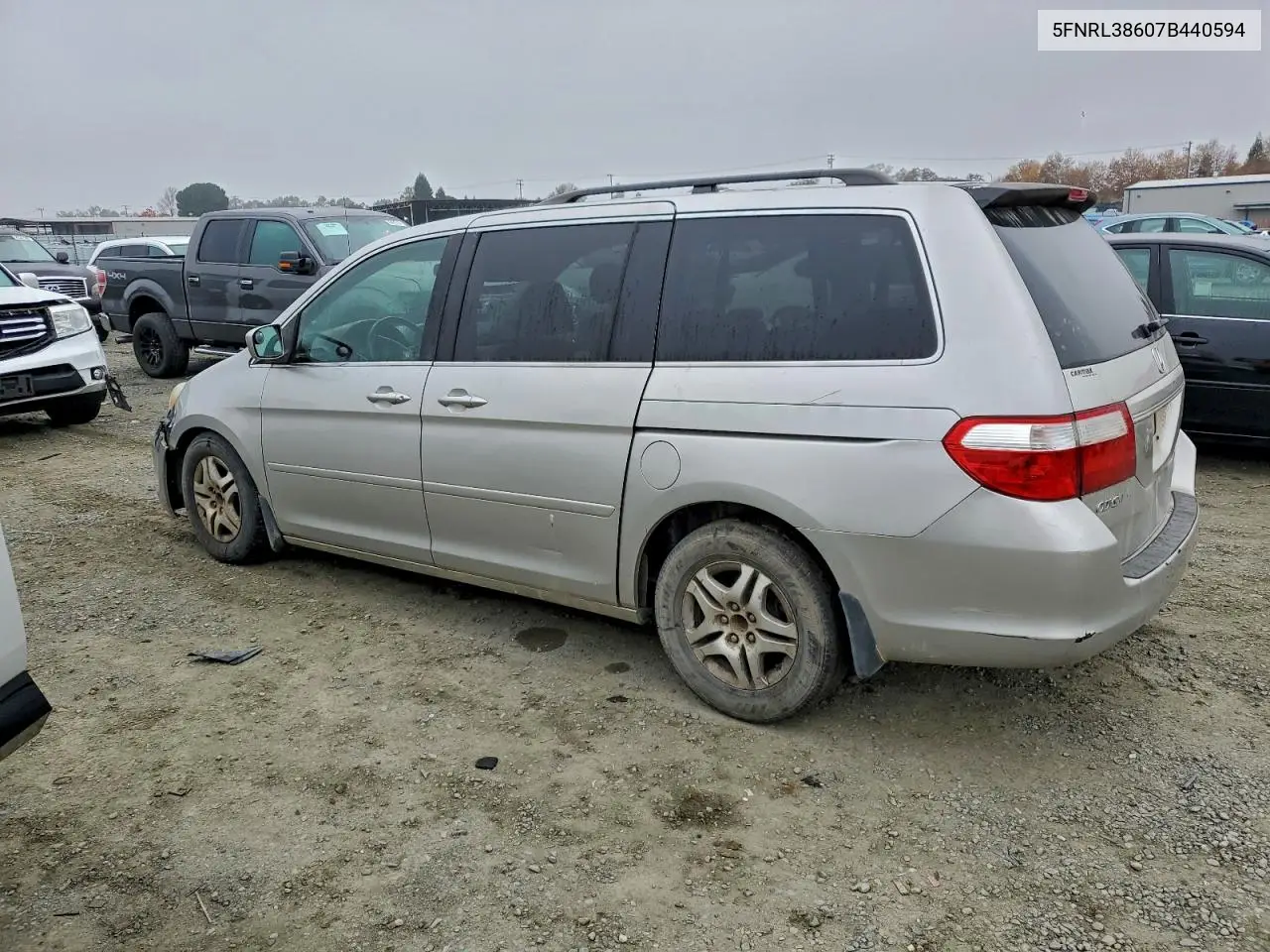 5FNRL38607B440594 2007 Honda Odyssey Exl