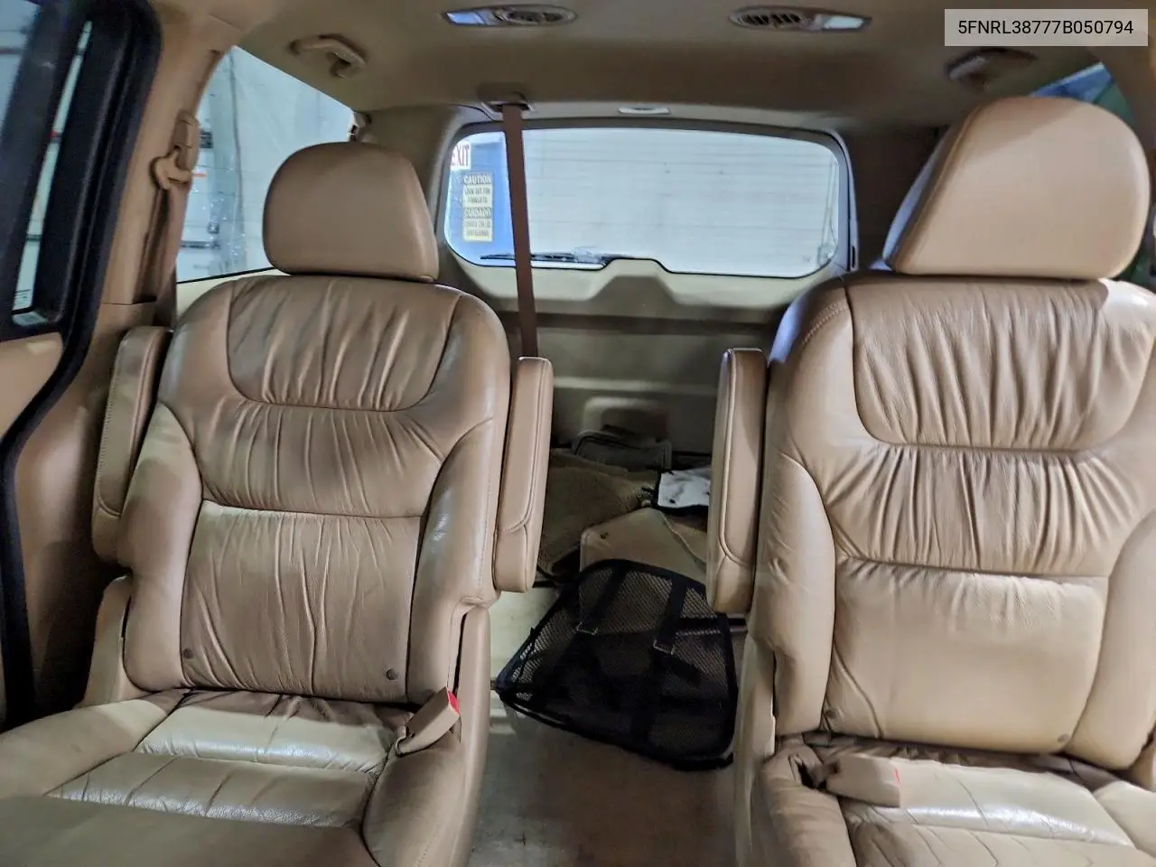 5FNRL38777B050794 2007 Honda Odyssey Exl