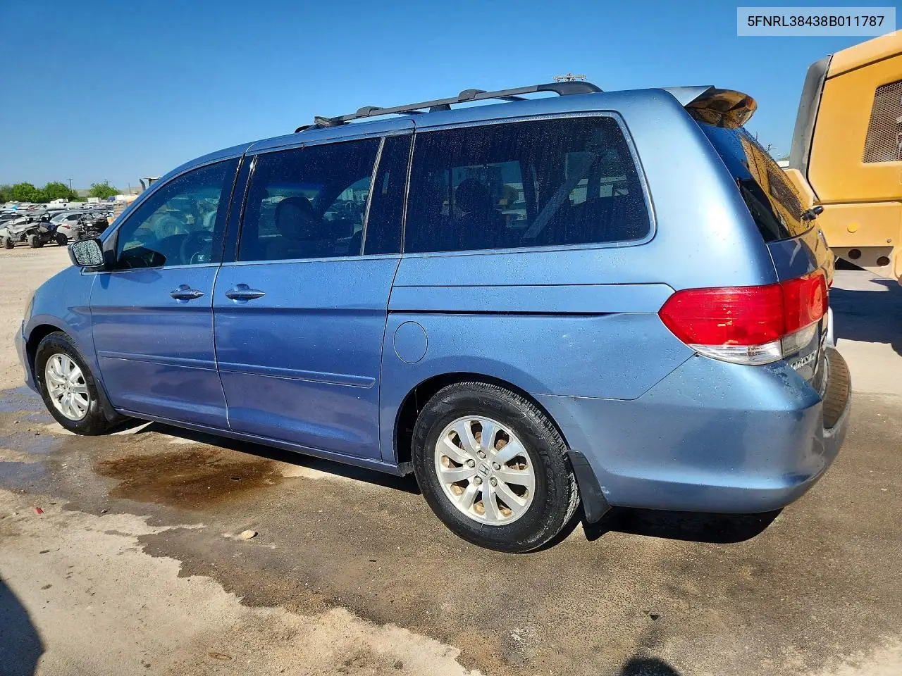5FNRL38438B011787 2008 Honda Odyssey Ex