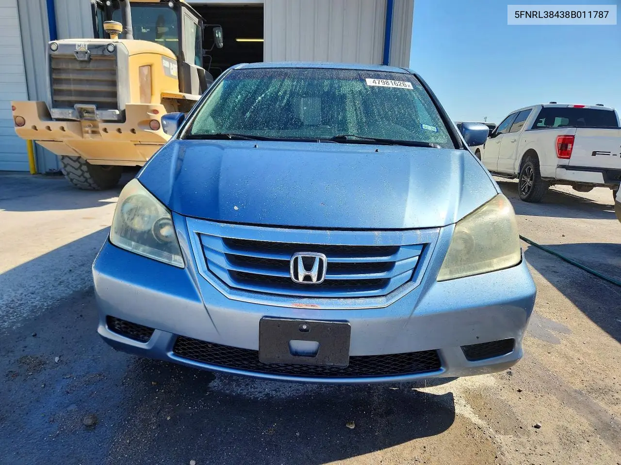 5FNRL38438B011787 2008 Honda Odyssey Ex
