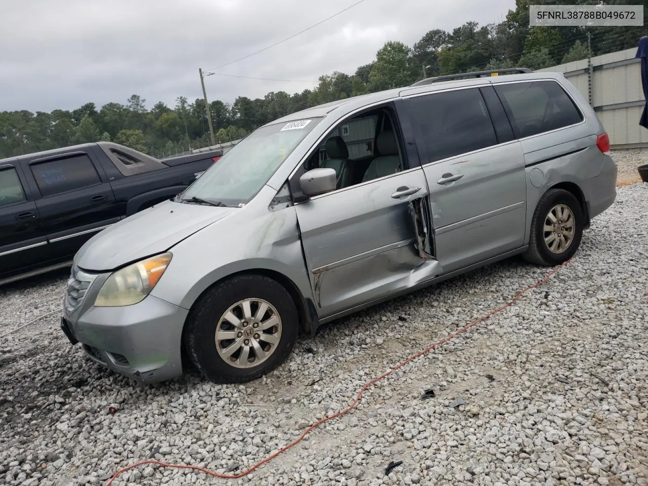 5FNRL38788B049672 2008 Honda Odyssey Exl