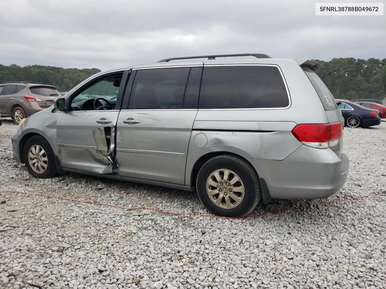 2008 Honda Odyssey Exl VIN: 5FNRL38788B049672 Lot: 69954834