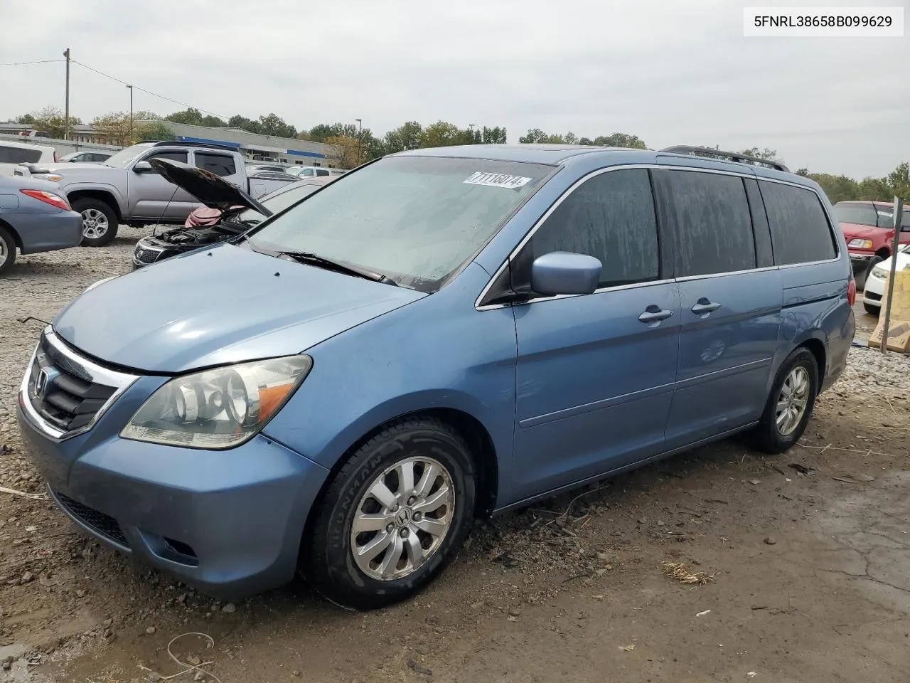 5FNRL38658B099629 2008 Honda Odyssey Exl