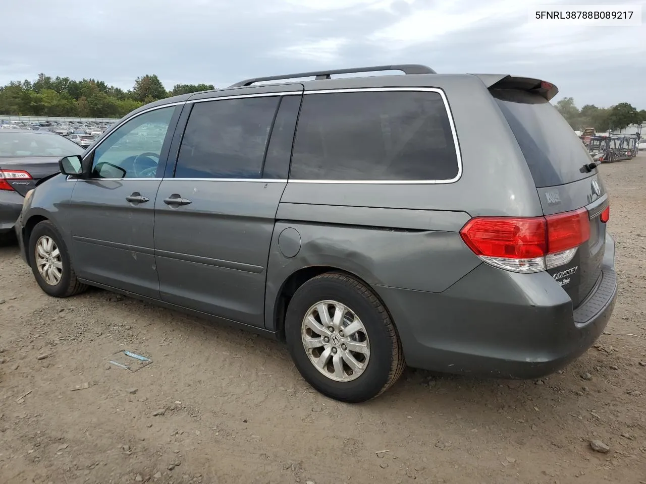 2008 Honda Odyssey Exl VIN: 5FNRL38788B089217 Lot: 71419304