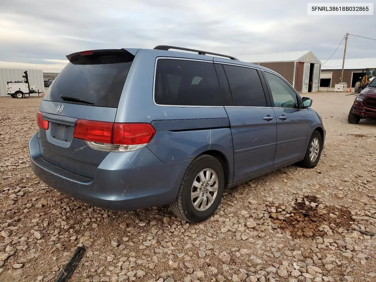 5FNRL38618B032865 2008 Honda Odyssey Exl