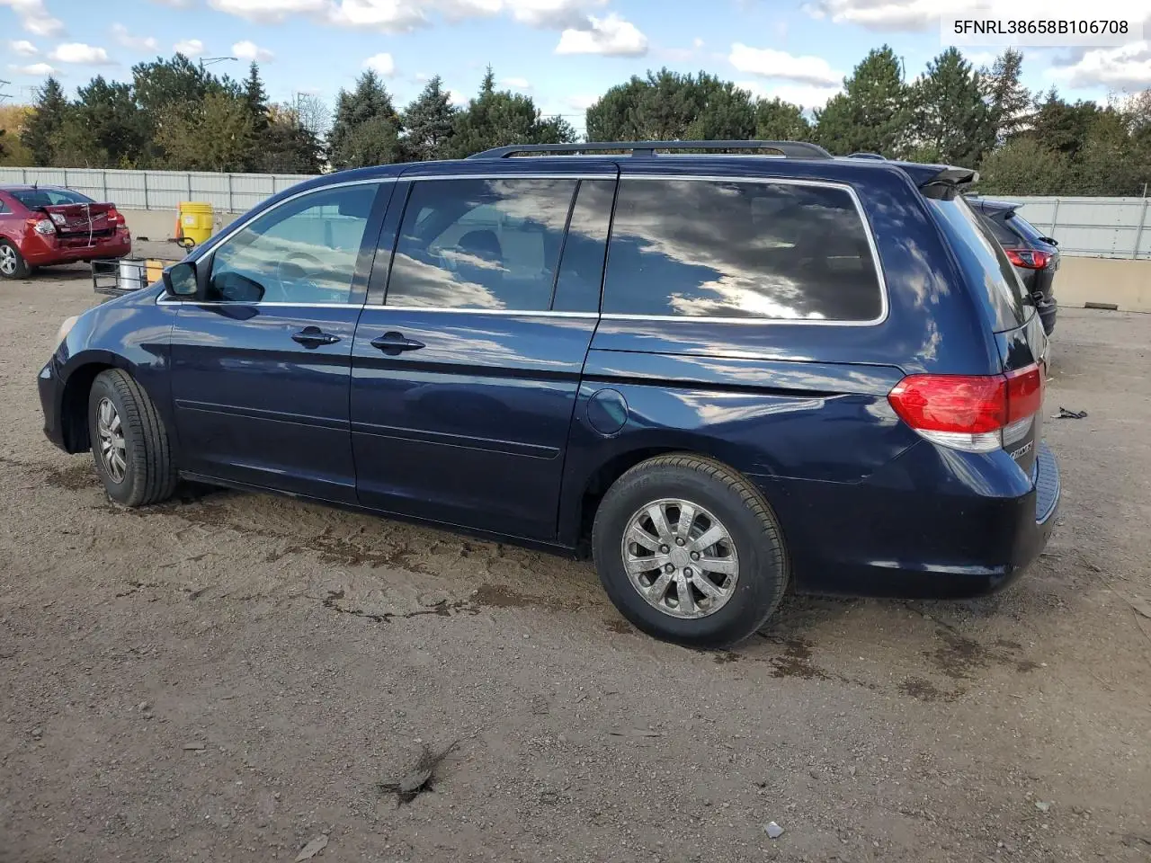 5FNRL38658B106708 2008 Honda Odyssey Exl