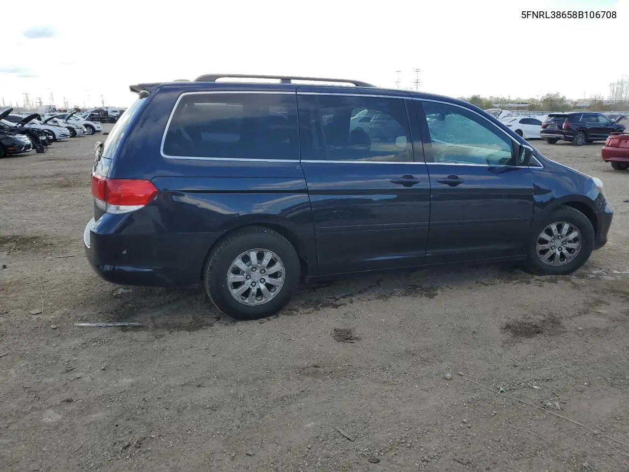 5FNRL38658B106708 2008 Honda Odyssey Exl