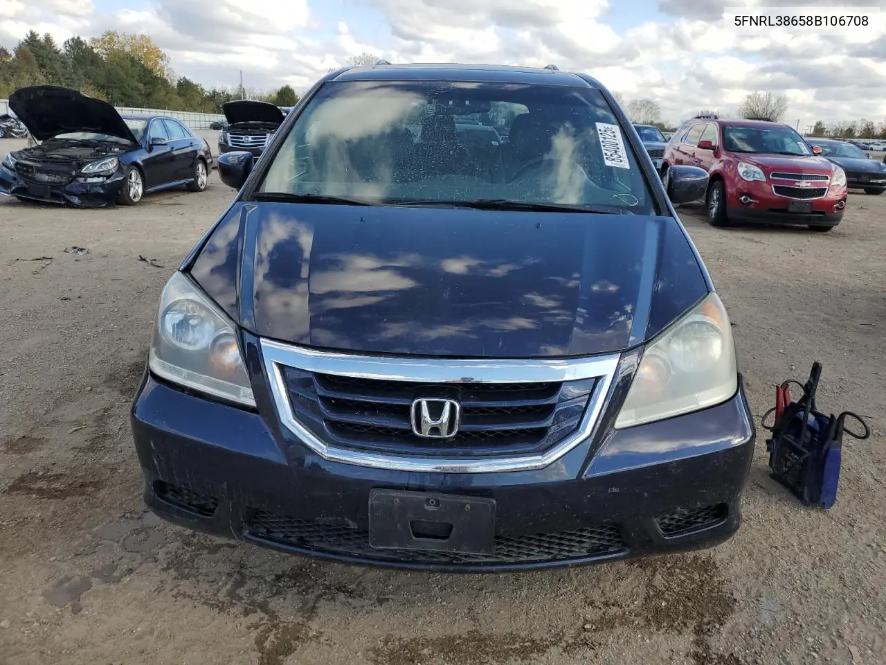 5FNRL38658B106708 2008 Honda Odyssey Exl