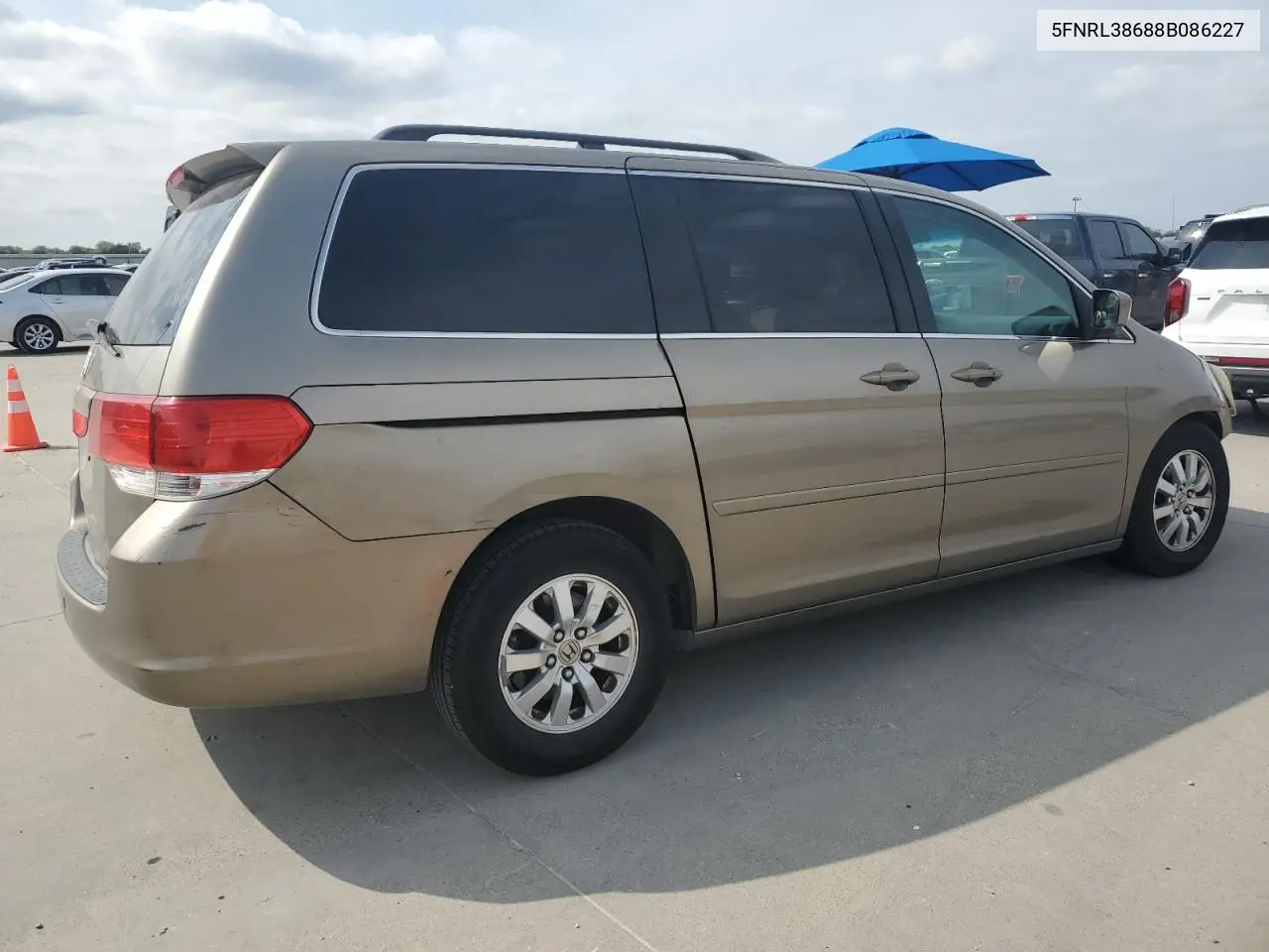 5FNRL38688B086227 2008 Honda Odyssey Exl